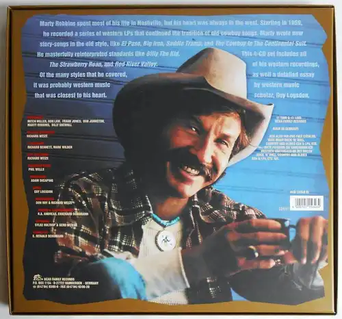 4 CD Box Marty Robbins: Under Western Skies (Bear Family) D 1995