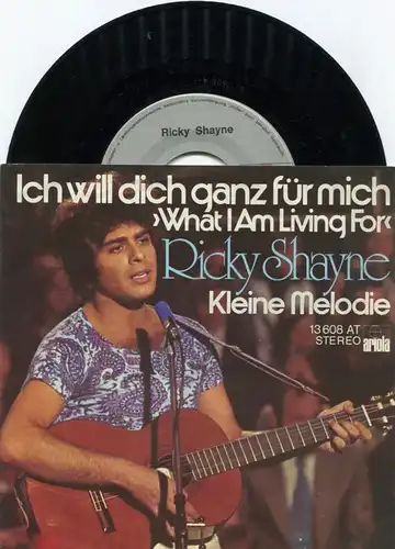 Single Ricky Shayne: Ich will dich ganz für mich / Kleine Melodie /Ariola 13 608