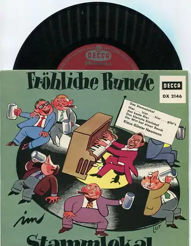 EP Klaus Günter Neumann: Fröhliche Runde im Stammlokal (Decca DX 2146) D