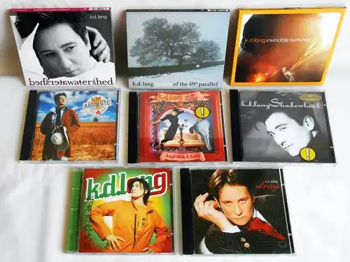 8 CD´s  k.d. lang   - Sammlung -