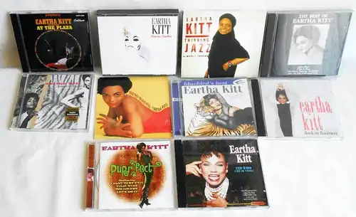 11 CD´s  Eartha Kitt  - Sammlung -