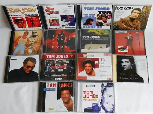 15 CD´s Tom Jones - Sammlung  -