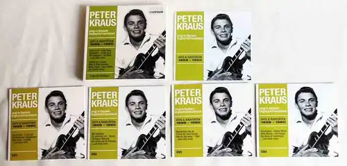 4CD Set Peter Kraus: Hits & Raritäten 1956 - 1960 (Membran)