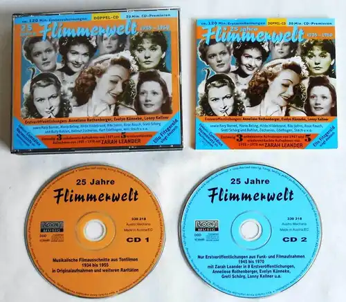 2CD Box 25 Jahre Flimmerwelt 1935 - 1960/1970 (Koch)