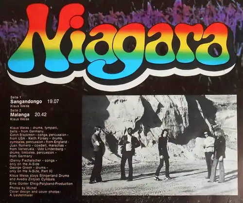 LP Niagara: Same (United Artists UAS 29 232 I) D 1970  Krautrock Original