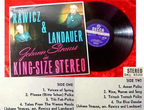 LP Rawicz & Landauer: Johann Strauß in King-Size Stereo