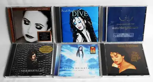 6 CD´s  Sarah Brightman  - Sammlung -