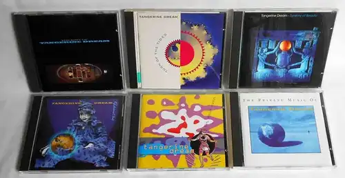 6 CD´s  Tangerine Dream  - Sammlung -