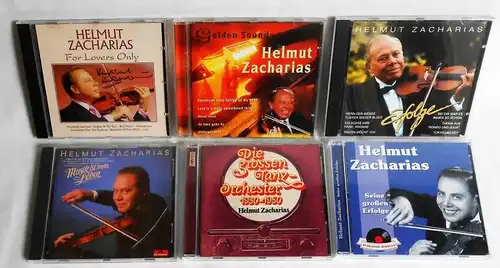 6 CD´s  Helmut Zacharias  - Sammlung -