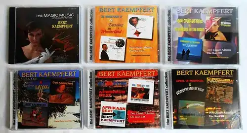 6 CD´s  Bert Kaempfert - Two Classic Albums on One CD Series...    - Sammlung -