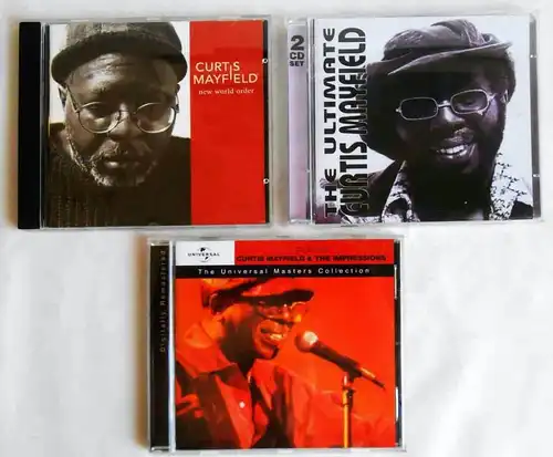 4 CD´s  Curtis Mayfield  - Sammlung -