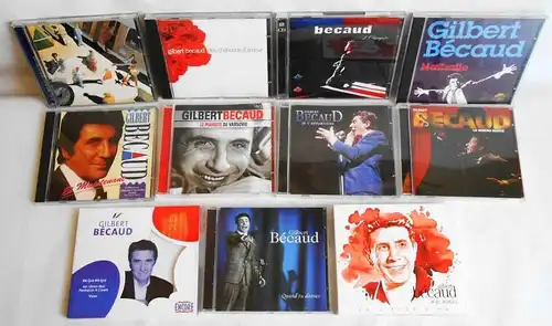 13 CD´s  Gilbert Becaud  - Sammlung -