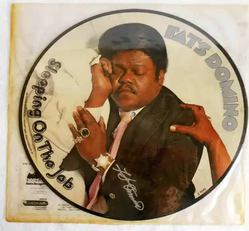 LP Picture Disc Fats Domino: Sleeping On The Job (Antagon PD 3215) D 1979