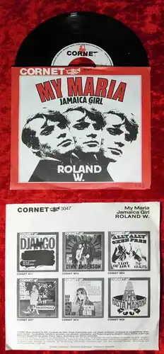 Single Roland W.: My Maria (Cornet 3047) D Musterplatte
