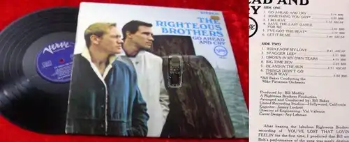 LP Righteous Brothers: Go Ahead and Cry