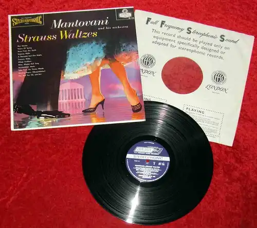 LP Mantovani: Strauss Waltzes (London Stereo PS 118) US