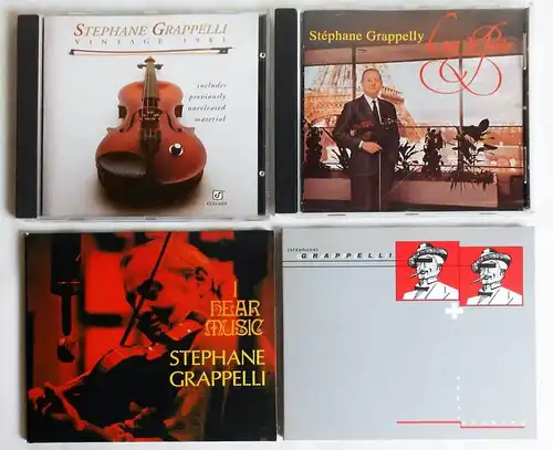 4 CD´s  Stephane Grappelli  - Sammlung -