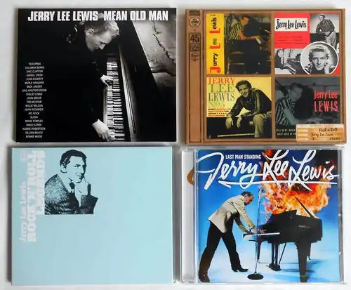 4 CD´s  Jerry Lee Lewis  - Sammlung -