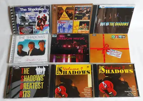 9 CD´s  The Shadows  - Sammlung -