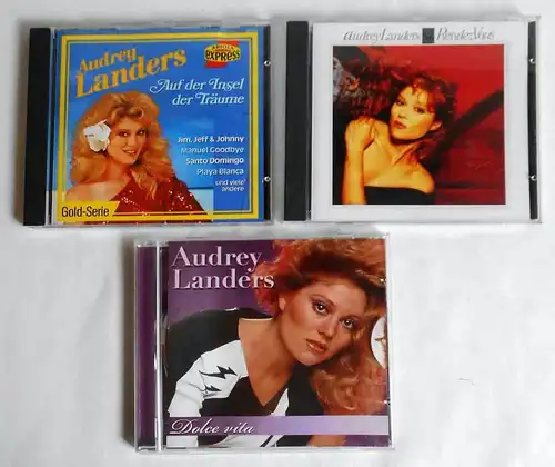 3 CD´s  Audrey Landers  - Sammlung -