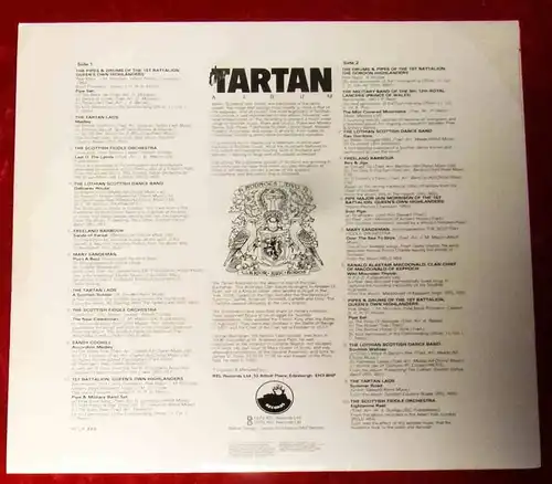 LP Picture Disc The Tartan Album (RELP 466) UK 1979 Scotland