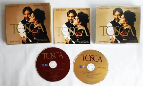2CD Box Puccini: Tosca - Bocelli Cedolins Mehta (Decca)