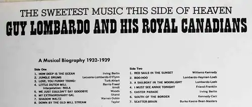 LP Guy Lombardo: Sweetest Music This Side of Heaven (MCA 201) US