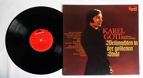 LP Karel Gott: Weihnachten in der goldenen Stadt (Polydor  249 345) D 1969