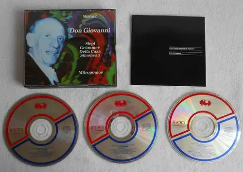 3CD Box Dimitri Mitropoulos - Mozart: Don Giovanni (CGD) 1989