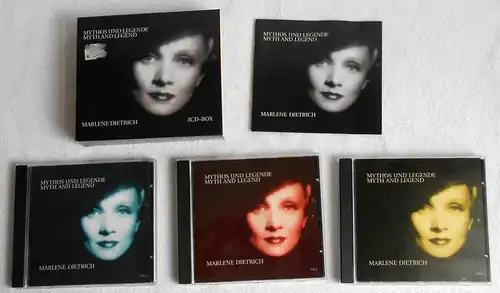 3CD Box Marlene Dietrich: Mythos und Legende (EMI)