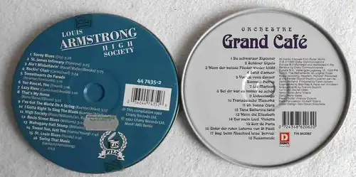 4 CD Duke Ellington Louis Armstrong Orchestre Grand Café (in Blechdosen)