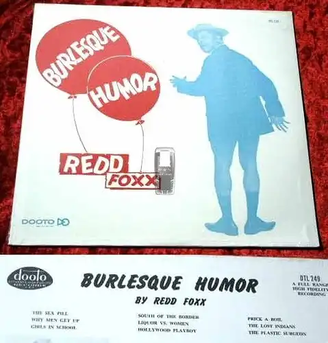 LP Redd Foxx: Burlesque Humor