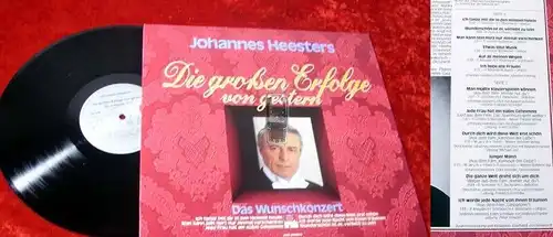 LP Johannes Heesters: Die großen Erfolge von gestern