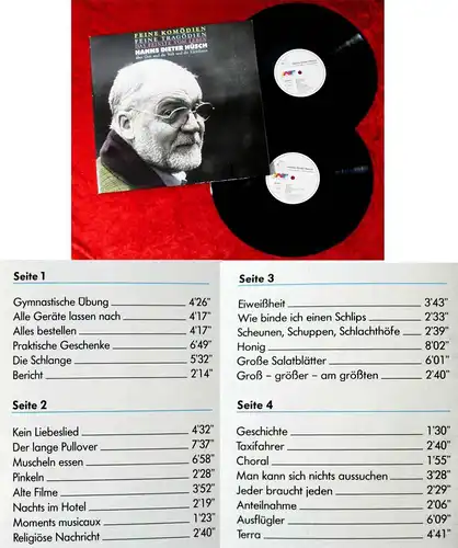 2LP Hanns Dieter Hüsch: Feine Komödien Feine Tragödien (Intercord 180.071) D 91