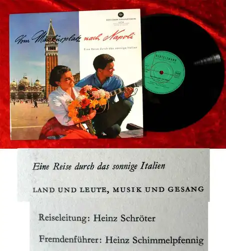 25cm LP Vom Markusplatz nach Napoli (Bertelsmann 53 110) D