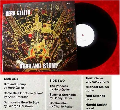 LP Herb Geller: Birdland Stomp (1986)