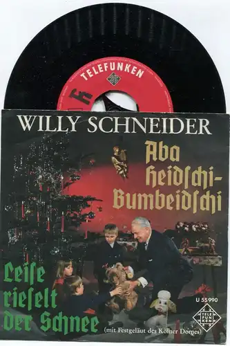 Single Willy Schneider: Aba Heidschi Bumbeidschi (Telefunken U 55 990) D