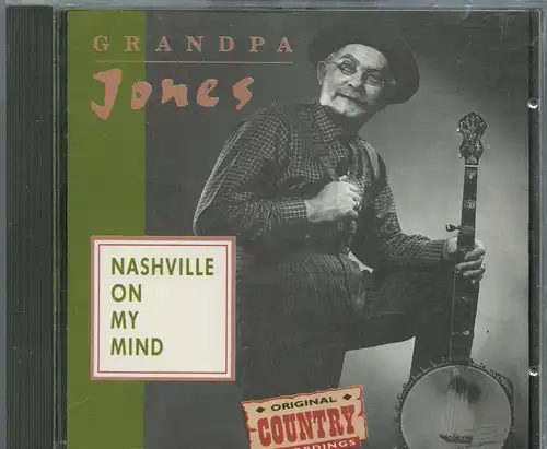 CD Grandpa Jones: Nashville On My Mind (Point) 1992