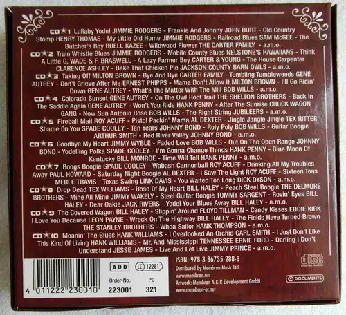 10CD Box Country Western Original Masters