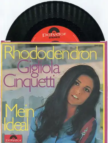Single Gigliola Cinquetti: Rhododendron (Polydor 2041 071) D 1970
