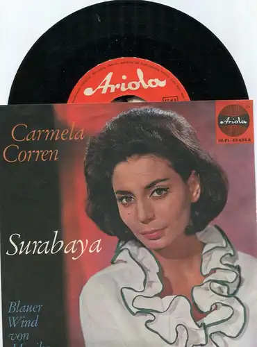 Single Carmela Corren: Surabaya (Ariola 45 434) D 1962