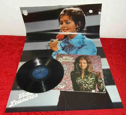 LP Vicky Leandros: Same (Philips 6303 042) mit Poster D 1972