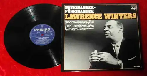 LP Lawrence Winters: Miteinander - Füreinander (Philips P 48 136 L) D 1967