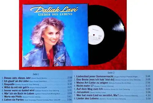 LP Daliah Lavi: Lieder des Lebens (MCS 260 001-1) D 1990