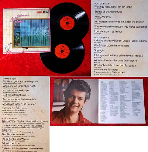 2LP Peter Horton: Liederbuch (Polydor 2630 100) D 1977