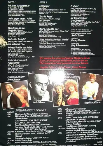 LP Angelika Mister: Ich bin wie ich bin (Polydor 32 285-9) Club Edition D 1985