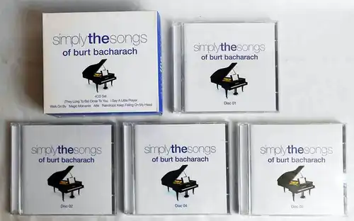 4CD Box Simply The Songs Of Burt Bacharach (Union Square) 2008