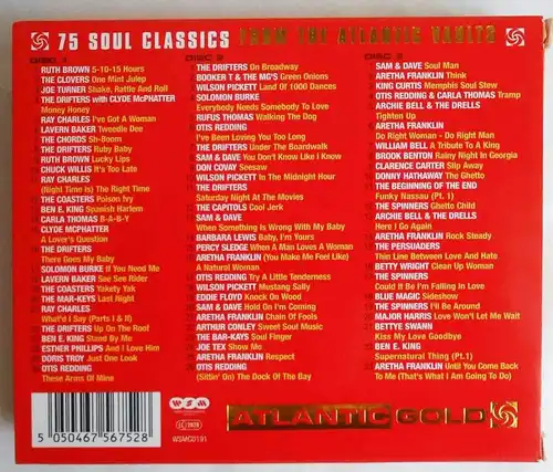 3CD Atlantic Gold - 75 Soul Classics from the Vaults - 2004