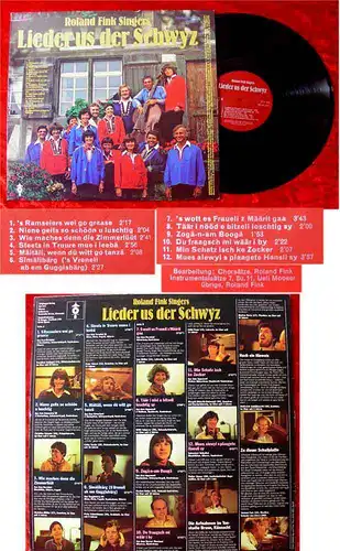 LP Roland Fink Singers: Lieder us der Schwyz