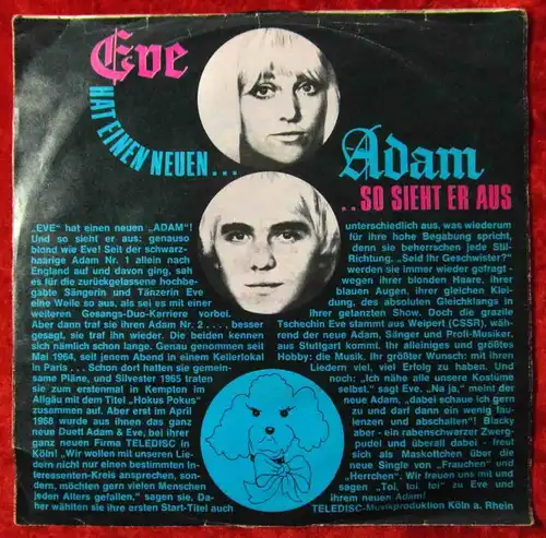 Single Adam & Eve: Shaggy Dog (Tele Disc TE 2014) D